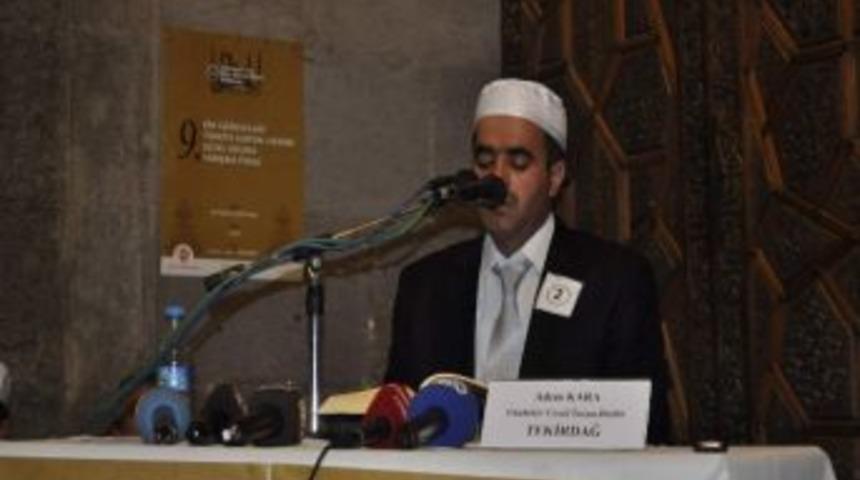 9. T&uuml;rkiye Kur&rsquo;an-ı Kerimi Okuma Final Yarışması Yapıldı