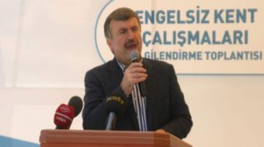 Konya Engelsiz Kent &Ccedil;alışmalarında Model Olacak