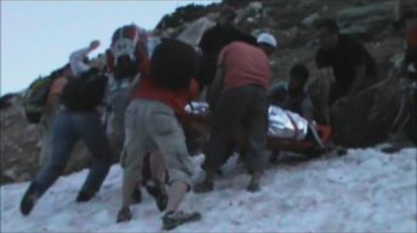 Afgan Dağcı İşte B&ouml;yle Kurtarıldı