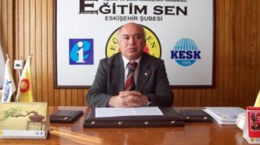 Eğitim Sen Eskişehir Şubesi Ile Başkan Şanlı'nın Evinde KCK Araması