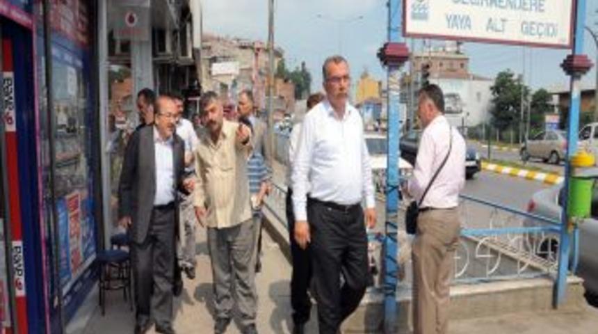 Trabzon Belediye Başkanı, Değirmendere Mahallesi&rsquo;nde Incelemelerde Bulundu