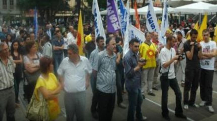 Kesk Trabzon Şubesi Gözaltıları Protesto Etti