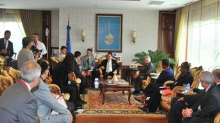 ABD&rsquo;li Heyetten Başkan G&ouml;k&ccedil;ek'e Ziyaret