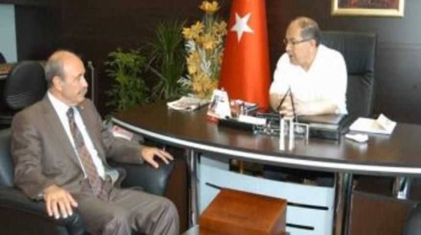 Chp Kayseri İl Başkanı Sadık Atila, Baro Başkanını Ziyaret Etti