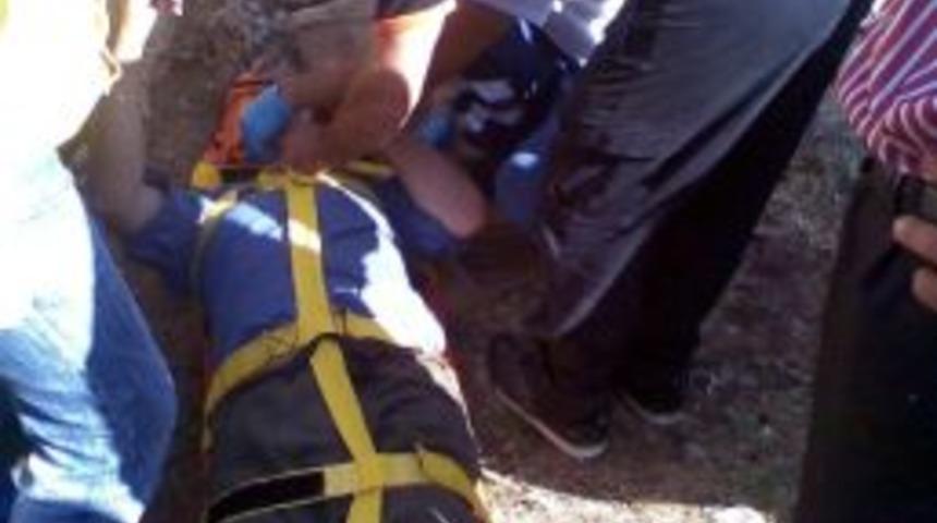 Hayvan Otlatırken Kayadan D&uuml;şt&uuml;