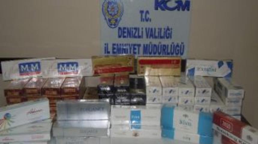 Denizli'de Ka&ccedil;ak Sigara Operasyonu