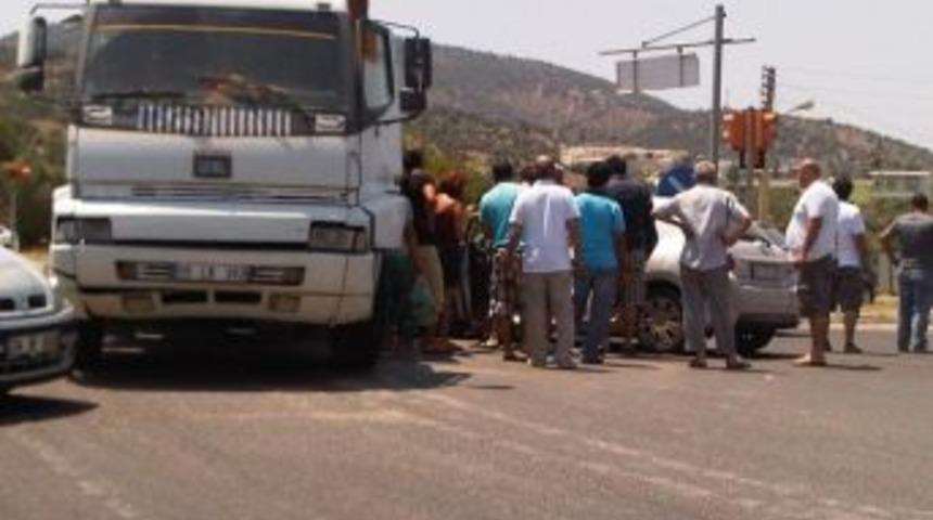 Milas&rsquo;ta Trafik Kazası: 1 Yaralı