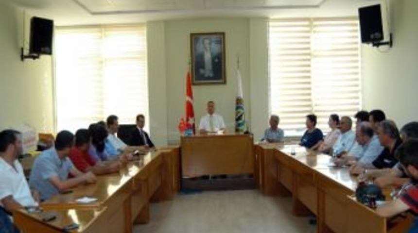 Malkara Belediye Başkanı Birol Kaya Mimar, M&uuml;hendis Ve M&uuml;teahhitler İle Bir Araya Geldi