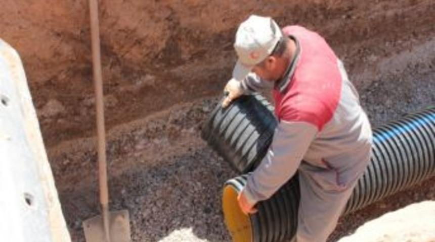 İmara A&ccedil;ılan Alanlarda Alt Yapı &Ccedil;alışmaları S&uuml;r&uuml;yor