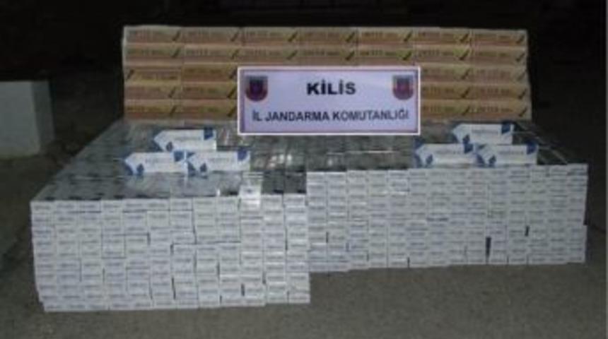 Kilis'te 33 Bin 970 Paket Ka&ccedil;ak Sigara Ele Ge&ccedil;irildi