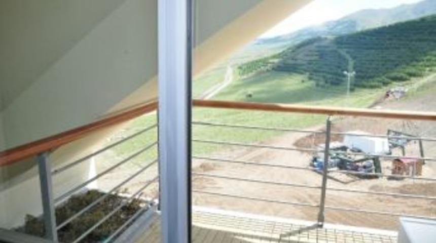 Şahin Kral Dairesine Yuva Yaptı, Otel Y&ouml;netimi Kattaki 3 Odayı Satmama Kararı Aldı