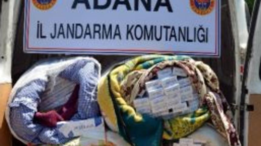 Adana'da 1,5 Milyon Tl'lik Ka&ccedil;ak Sigara Ele Ge&ccedil;irildi