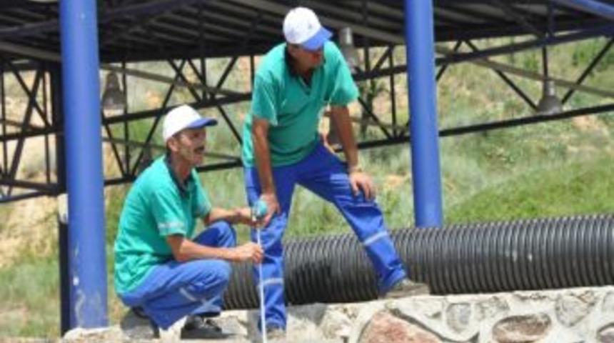 Eşme Mezat Alanına Rampa Yapılıyor