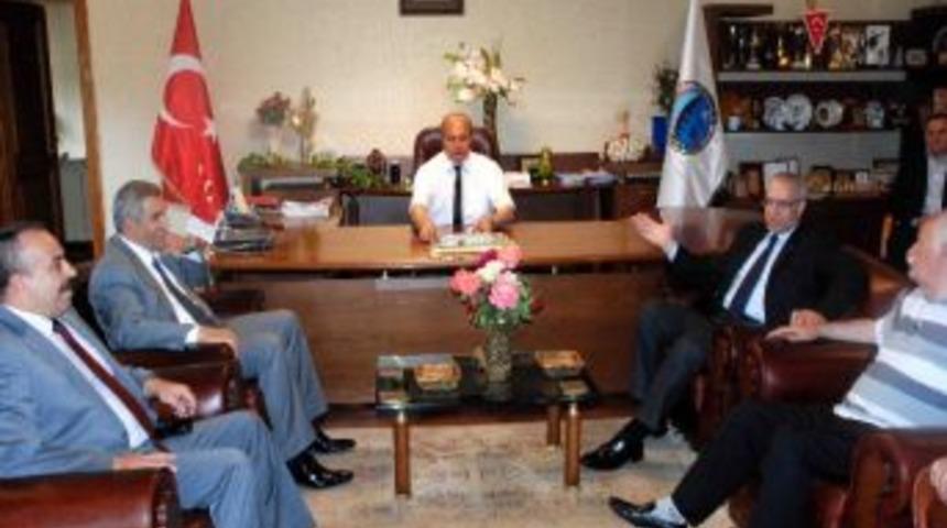 Dp&rsquo;nin Yeni Genel Başkan Yardımcısı Arslan&rsquo;ı Ziyaret Etti