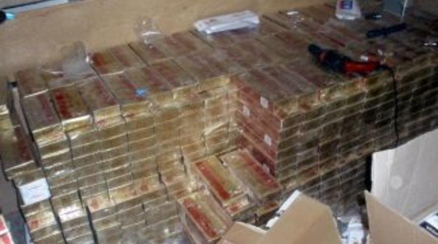 Bitlis&rsquo;te Ka&ccedil;ak Sigara Operasyonu