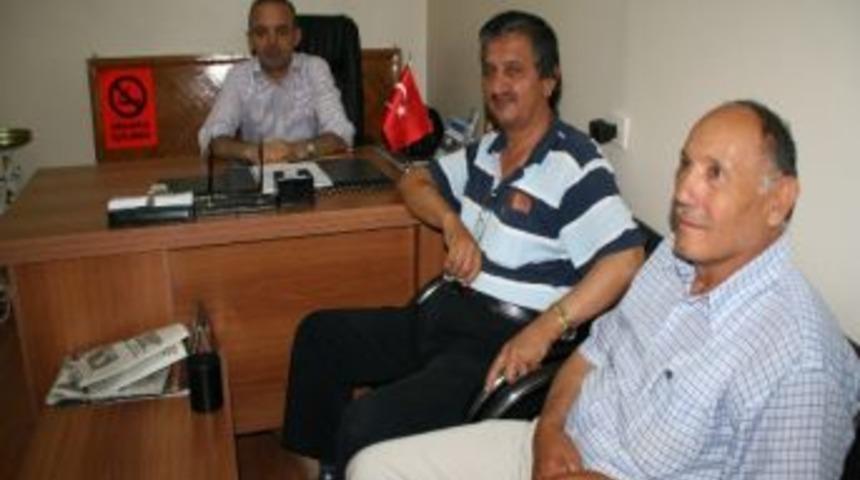 Kaymakam &Ouml;ner&rsquo;den Başkan &Ccedil;ekirdek&ccedil;iye Nezaket Ziyareti