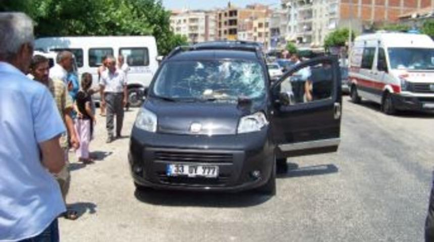 Mut&rsquo;ta Trafik Kazası: 1 Yaralı