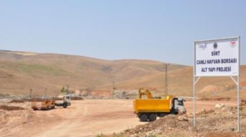 Belediyenin Canlı Hayvan Borsası Projesi Yapım &Ccedil;alışması Devam Ediyor