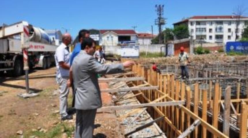 D&uuml;zce Stadı'nın Trib&uuml;n&uuml;n&uuml;n Temeli Atıldı