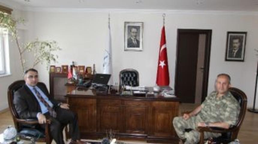 Albay &Ccedil;etinkaya&rsquo;dan Başkan Cengiz&rsquo;e Veda Ziyareti