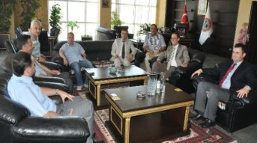 İhlas Haber Ajansı'ndan Soma Belediye Başkanı Hasan Ergene'ye Ziyaret