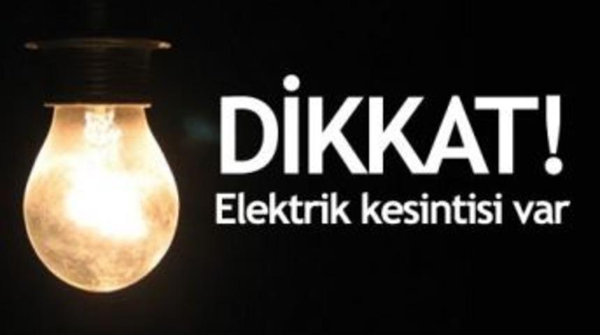 Osmancık ve Kargı&rsquo;da elektrik kesintisi