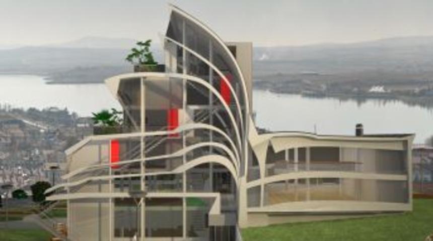 G&ouml;lbaşı Şafak Mahallesi'ne Kitap Şeklinde K&uuml;lt&uuml;revi