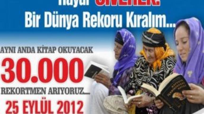 Siverek&rsquo;te 30 Bin Kişilik Rekora Doğru