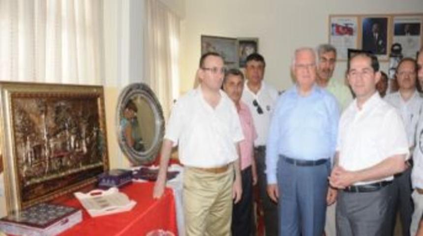 Mezitli Halk Eğitim&rsquo;in Yılsonu Sergisi A&ccedil;ıldı