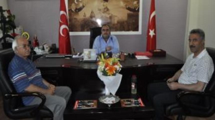 Emeklilerden Başkan Eke&rsquo;ye Ziyaret