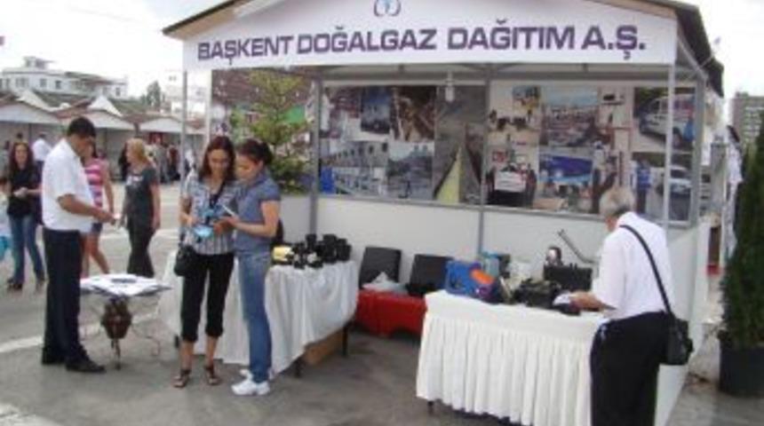 Başkentgaz, Festivalde Vatandaşı G&uuml;venli Doğalgaz Konusunda Bilgilendiriyor