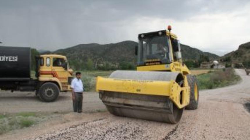 Osmancık'ta asfalt &ccedil;alışmaları