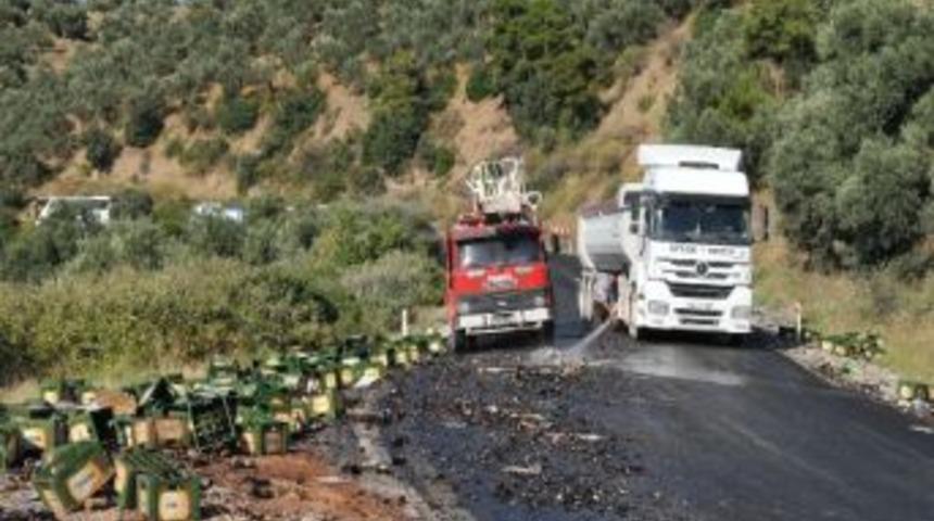 Bira Şişeleri Yolu Kapadı