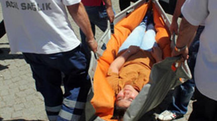 Taciz davasında bayıltan tahliye