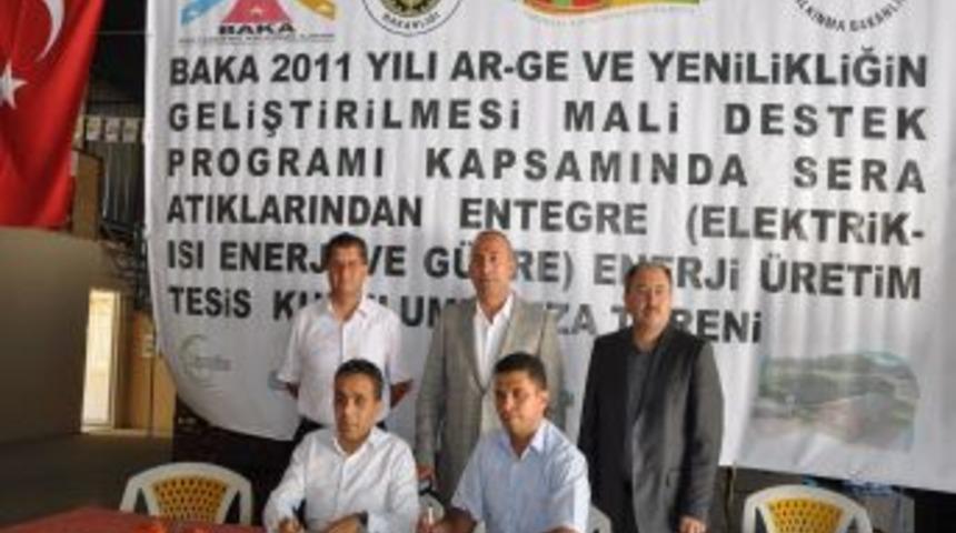 Sera Atıklarından Elektrik, Sıcak Su Ve Organik G&uuml;bre &Uuml;retilecek