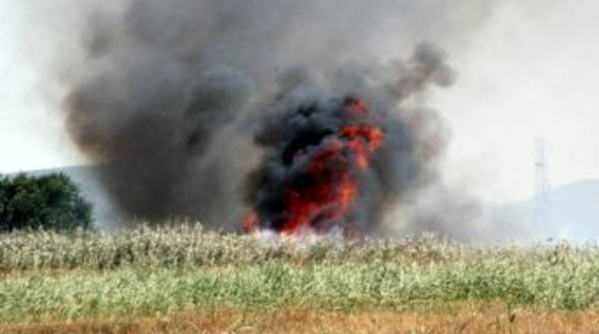 Edremit&rsquo;te Yangın Paniği