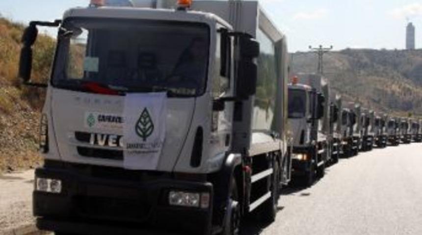 &Ccedil;ankaya Belediyesi Temizlik Filosuna 121 Yeni Ara&ccedil;