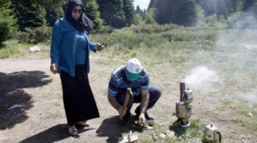 İki Bin 543 Metrede Piknik Keyfi