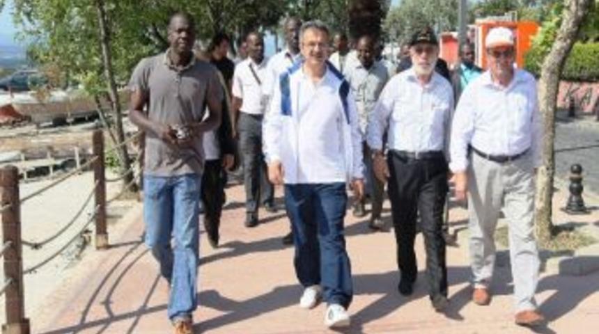 Eskihisar Y&uuml;r&uuml;y&uuml;şlerine Mali'den Konuklar