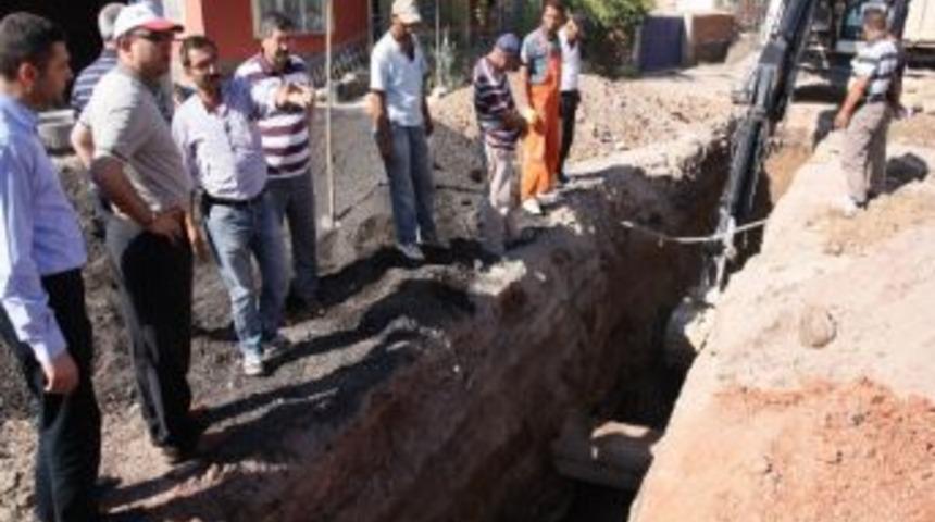 Aksaray&rsquo;da Altyapı &Ccedil;alışmaları S&uuml;r&uuml;yor