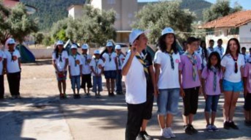 Aydın-s&ouml;ke-nazilli Ve Germencik İzcileri Akb&uuml;k Kampında Buluştu
