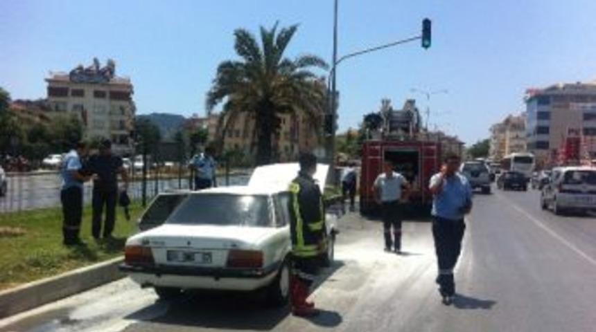 Alanya&rsquo;da Ara&ccedil; Yangını