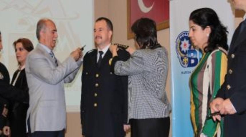 Bursa Emniyetinde 102 Personel Terfi Etti