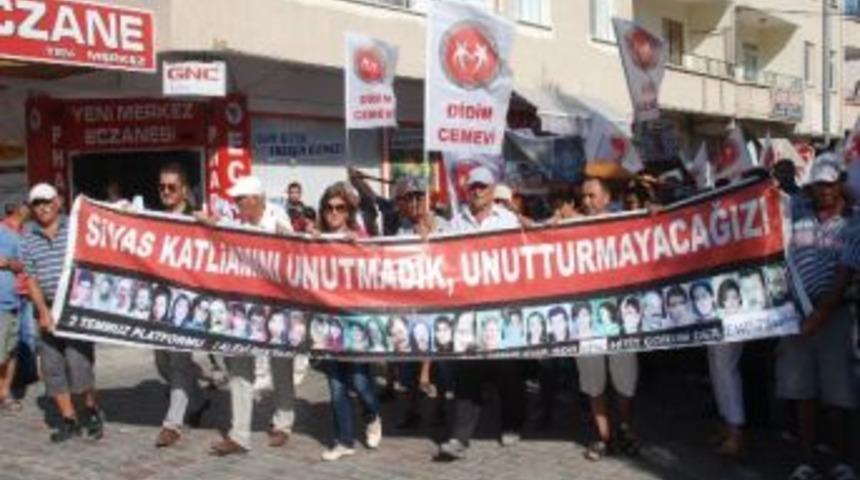 Sivas Olaylarının 19.yılı Didim&rsquo;de De Unutulmadı