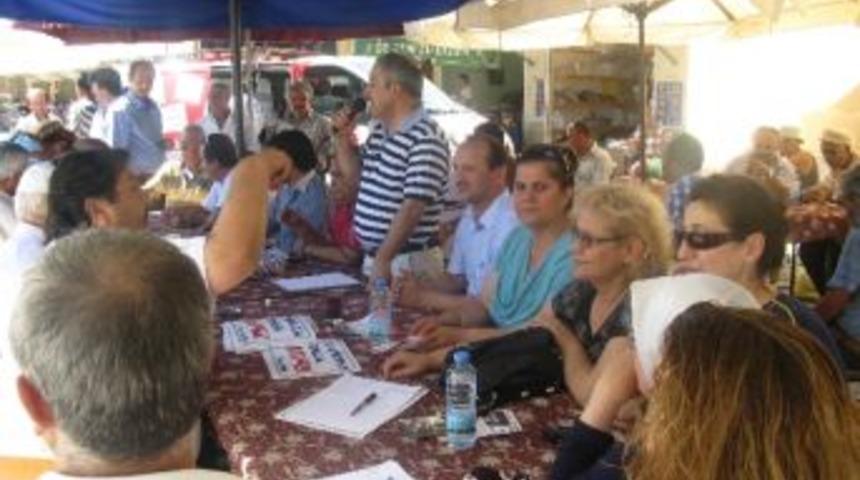 Mhp&rsquo;nin &ldquo;belediyemi Kapatma&rdquo; Kampanyasına Davutlar&rsquo;da B&uuml;y&uuml;k İlgi