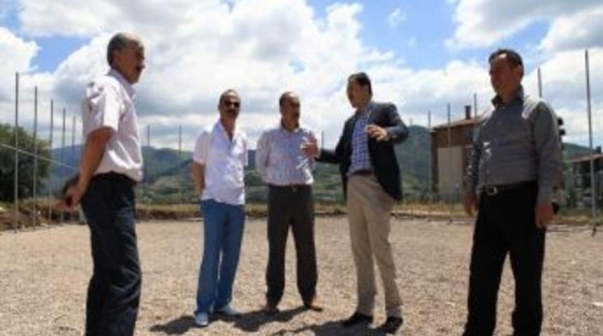 Bahçekent Spor Alanı Hızla Yükseliyor