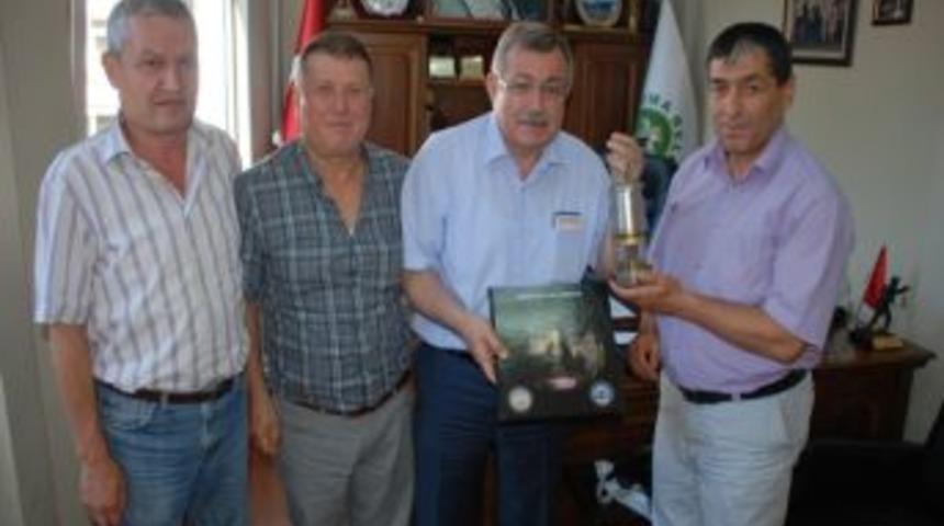 Maden M&uuml;hendislerinden Belediye Başkanı G&uuml;lşen&rsquo;e Ziyaret