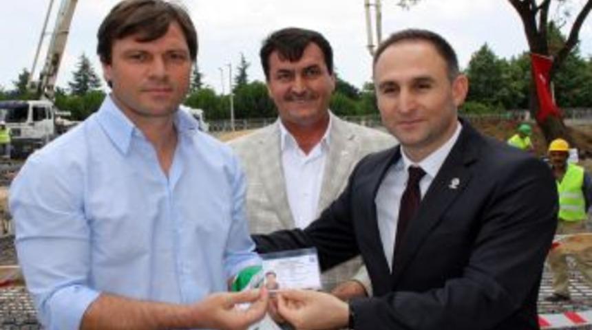 Ertuğrul Sağlam, Adına Yapılacak Spor Tesisinin Temelini Attı