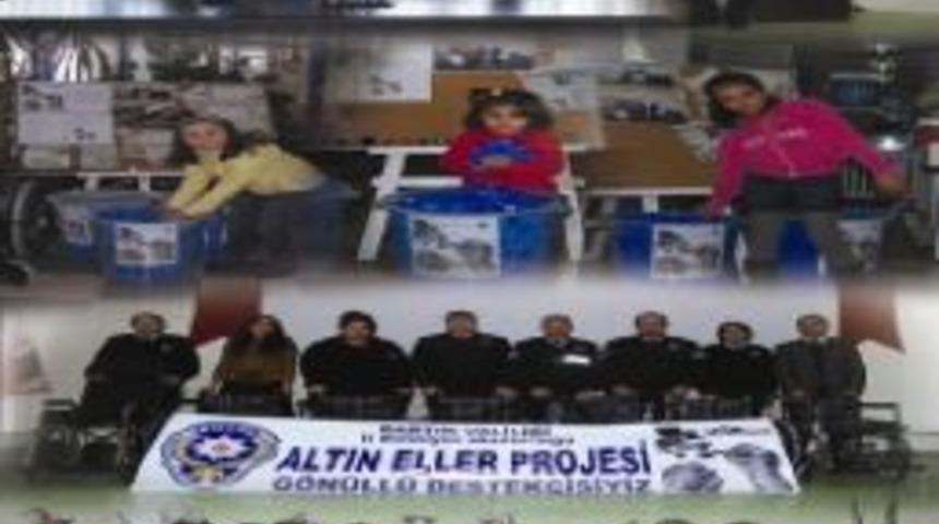 Emniyetten 44 Tekerlekli Sandalye Dağıtıldı