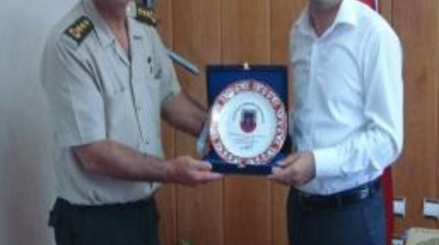 Albay Arslan&rsquo;dan Kaymakam &Ccedil;ınar&rsquo;a Veda Ziyareti